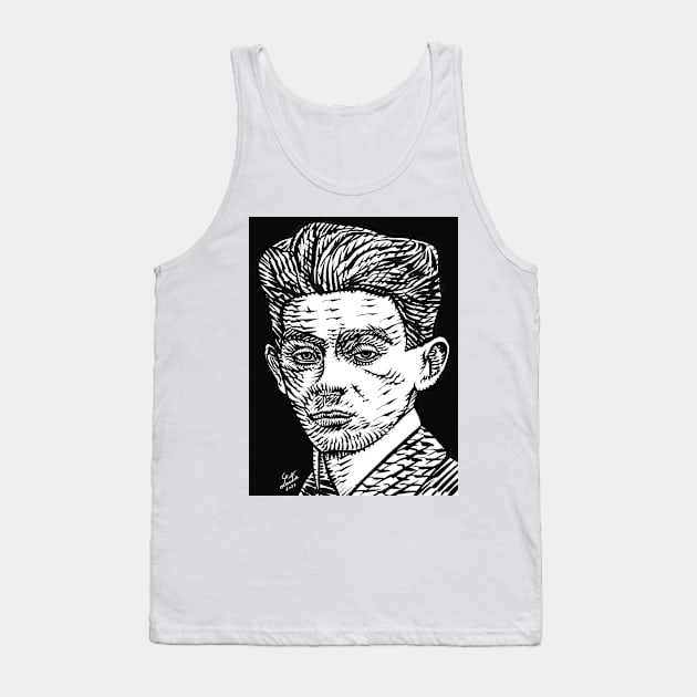 EGON SCHIELE ink portrait .1 Tank Top by lautir